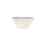 Uccello Blu Small Bowl  Dimensions: 6.5\Sq, 2.75\H, 20 oz 

Materials:  Terra Bianca - A white earthenware clay that is often used for handpainted designs as it provides the ideal canvas for storytelling, allowing colors to truly come to life.

Dishwasher Safe - We recommend using a non-fragrant/non-citrus, non-abrasive detergent on the air dry cycle (or econo heat when available). It is recommended to place the dishes so they avoid touching during the high pressure dishwashing and as such we recommend you do not overload the dishwasher. All dishes should be dried thoroughly before being stored.

Microwave Safe - The temperature of VIETRI pieces may vary after microwave use due to the handmade nature of quality, natural clays. Thus, as with all products used in a microwave, please use the following precautions:

    Always use a pot holder or oven mitt when handling the product as item may get hot.
    Do not permit children to handle any product that has been heated in a microwave.
    Do not put any products into a microwave without food or liquid on or inside the piece.
    Allow item to cool before taking it out of the microwave.